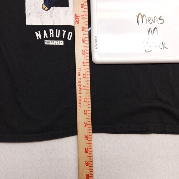 Naruto Kakashi 20 Crew Neck Anime Graphic T-Shirt Adult Mens Size M Black - Picture 8 of 9